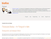 Tablet Screenshot of biallas.de